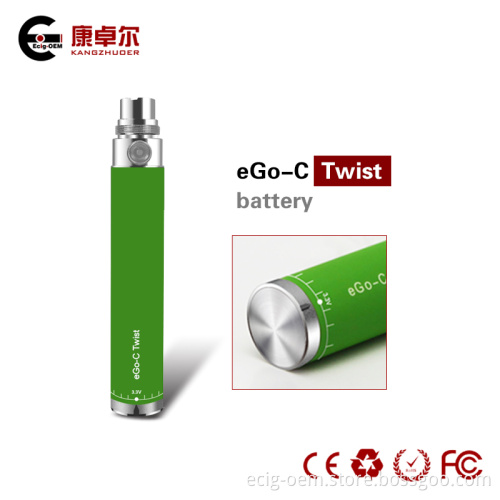 Variable Voltage Battery Evod Twist 3.3-4.8V Adjustable